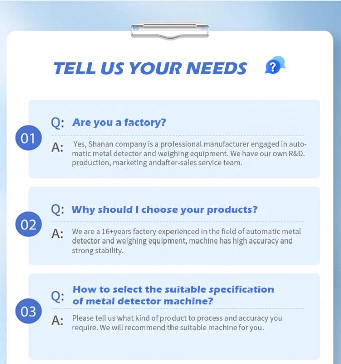 স্ন্যাকস এবং দুধের জন্য প্রত্যাখ্যানকারী সহ উচ্চ কার্যকারিতা শিল্প খাদ্য ধাতু আবিষ্কারক 17