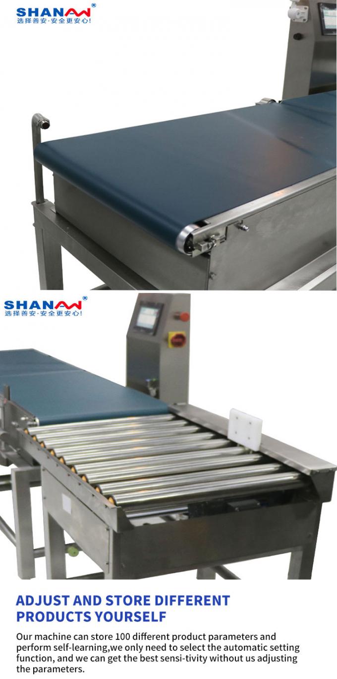 Frozen Fish Checkweigher Scale With Automated Sorting checking weigher reject System For Quality Products 6