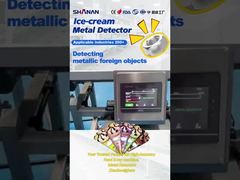 আপনার জন্য অ্যালুমিনিয়াম ফয়েল প্যাকেজিং কনভেয়ার বেল্ট খাদ্য প্রক্রিয়াকরণ শিল্প মেটাল ডিটেক্টর পেশ করা হচ্ছে