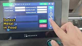 ফুড মেটাল ডিটেক্টর বিদেশী বস্তু সনাক্ত করে