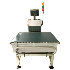 FDA Food Industrial Conveyor Check Weigher Up To 100 Kgs Customized Language