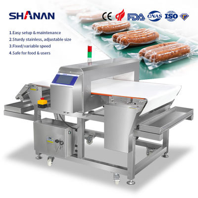 পেশাদার অটো কনভেয়র স্টেইনলেস স্টিল চিজ ক্র্যাকার সিফুড গ্রেড মিল্ক বিস্কুট মাংস খাদ্য মেটাল ডিটেক্টর সিই সার্টিফাইড