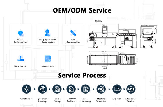 1200mm X 800mm X 1200mm পরিমাপ এবং ± 0.1 গ্রাম নির্ভুলতা সহ সঠিক খাদ্য ধাতু ডিটেক্টর