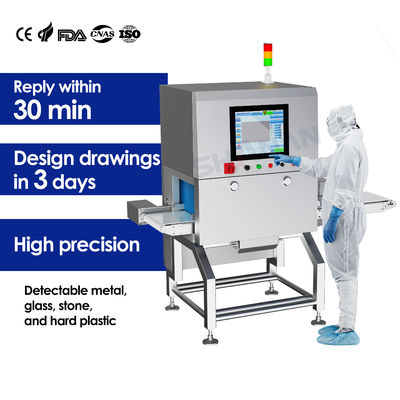 চকলেট বাদাম টিনজাত পণ্য পরিদর্শন প্রত্যাখ্যান সিস্টেমের জন্য খাদ্য এক্স-রে মেশিন