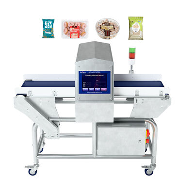 খাদ্য পনির ক্র্যাকার এবং বিস্কুট কারখানা কনভেয়র বেল্ট ধাতু আবিষ্কারক